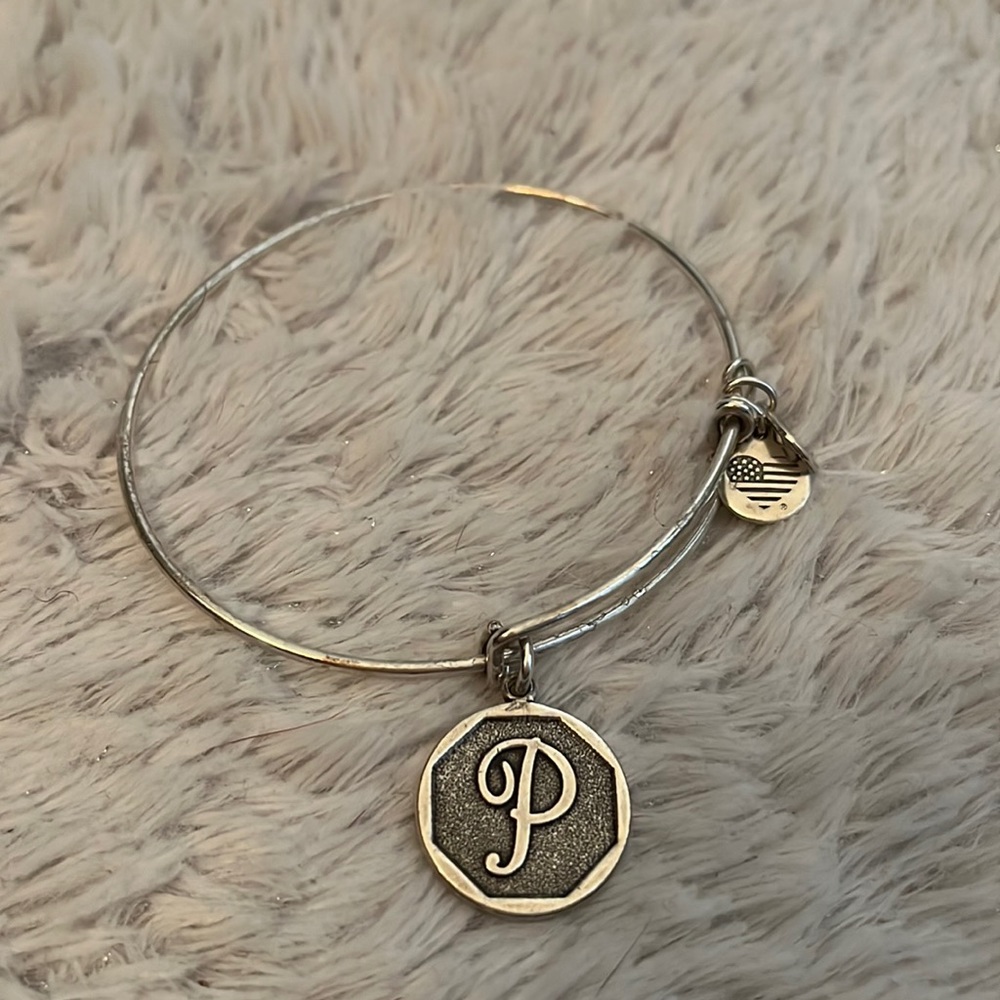 Letter P Initial Alex and Ani bracelet